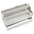 thumbnail image 3 of Miangastore Glass Slides Rack Stainless Steel Staining Rack Microscope Slides Holder, 3 of 9