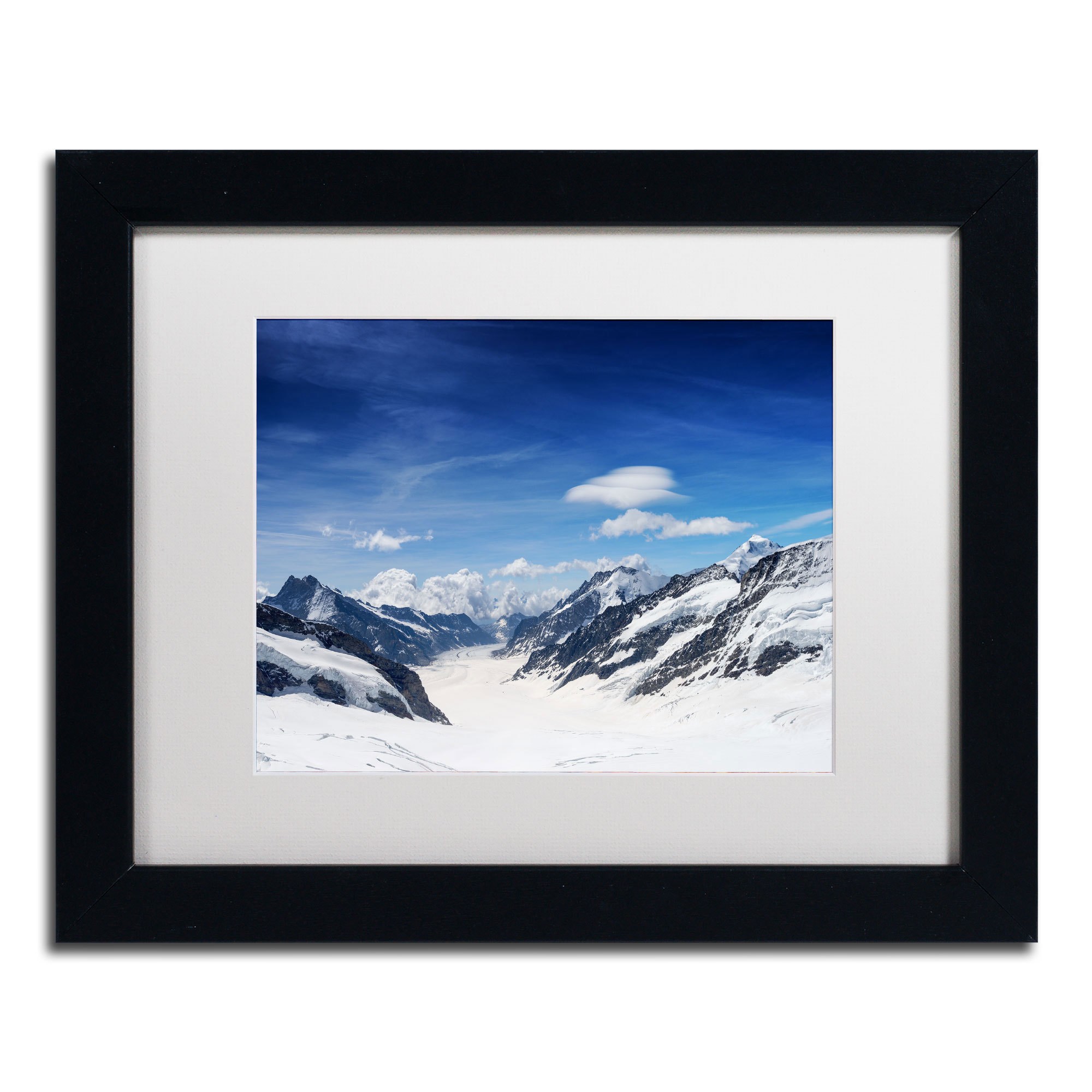 "Distances" Canvas Art by Philippe Sainte-Laudy, White Matte, Black Frame