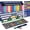 White, variant on White 40"x26" World Soccer Bracket Schedule Poster Set, Double-Sided Dry Erase Wall Chart w/ Match Tracker Team Info Markers Stickers, Home Bar Watch Party Decor for Fans