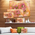 thumbnail image 3 of Spring Background with Little Flowers - Large Floral Canvas Artwork, 3 of 4