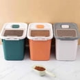 thumbnail image 4 of Pet Food Storage Container 22lb Air Tight Dog Food Container Pet Dry Food Storage Moisture Proof Cat Puppy Food Bin With Lid ShopWise Round, 4 of 9