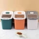 thumbnail image 4 of Pet Food Storage Container 22lb Air Tight Dog Food Container Pet Dry Food Storage Moisture Proof Cat Puppy Food Bin With Lid ShopWise Round, 4 of 9