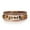 Brown, variant on SUSHANG Irregular Magnetic Clasp Bracelet Women Leather Cuff Bracelet Set Multilayer Wrap Bracelet Irregular Gravel Bracelet Clasp Bracelet