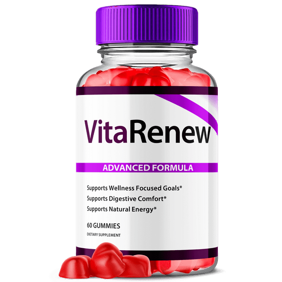 VitaRenew ACV Gummies 1000MG Apple Cider Vinegar Supplement 60 Gummies