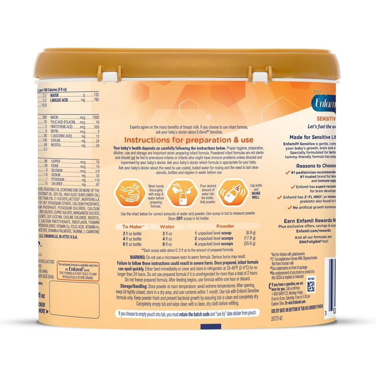 Free Shipping! Enfamil NeuroPro Sensitive Infant Formula, DHA