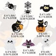 thumbnail image 4 of J.CARP 8 Pcs Cute Halloween Iron on Patches, Ghost Bat Spider Cat Animals Sew on Embroidered Applique Embroidery Repair Patch DIY Craft Accessories for Halloween Costume Clothing Jacket Backpack Hat, 4 of 6