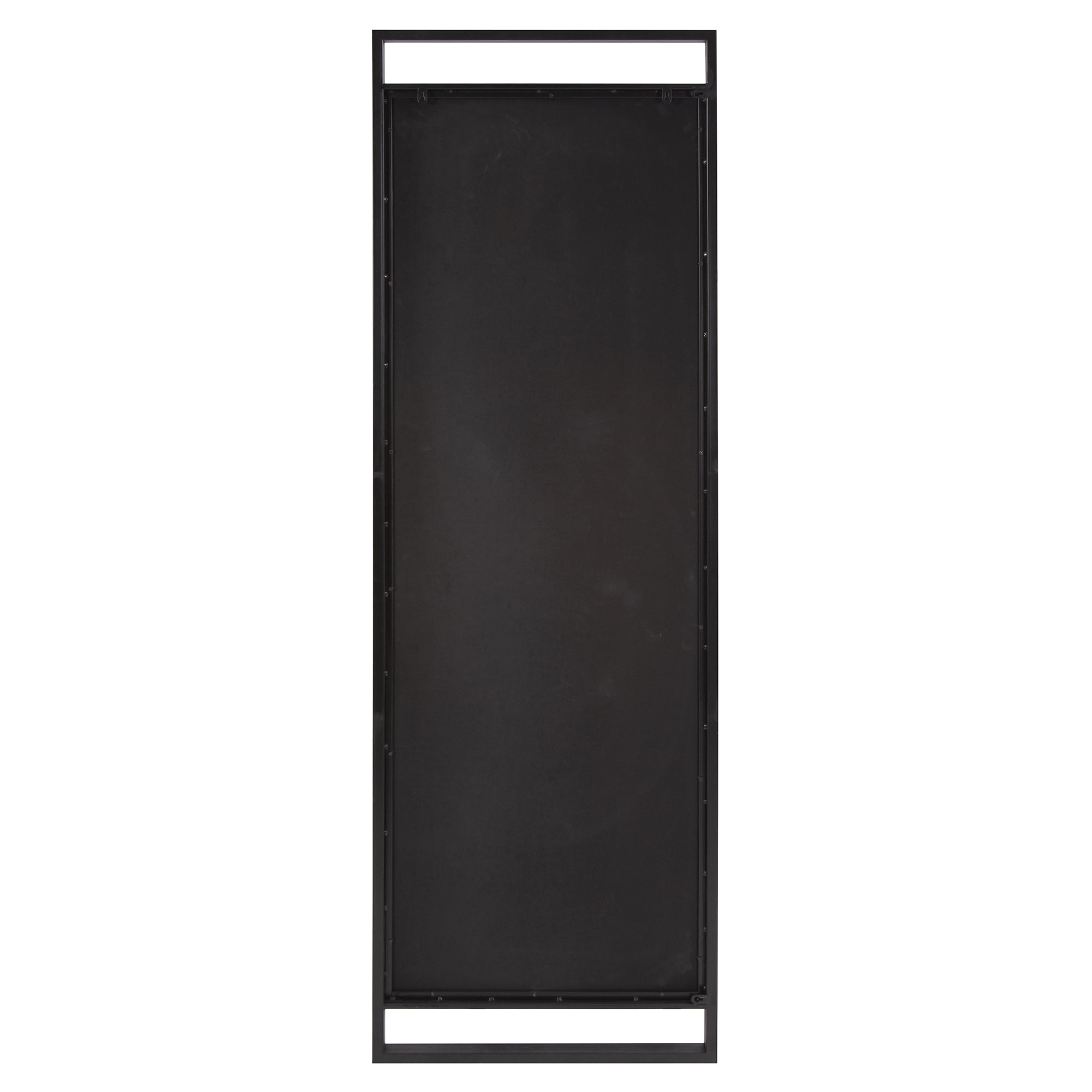 Tyler Dillon Silver Iron Framed Rectangular Full Length Wall Mirror - 72.5"H x 24"W
