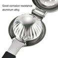 thumbnail image 3 of Uxcell Manual Hand Squeezer Stainless Steel Lemon Orange Juicer with Non-Slip Grip Handle Silver, 3 of 6