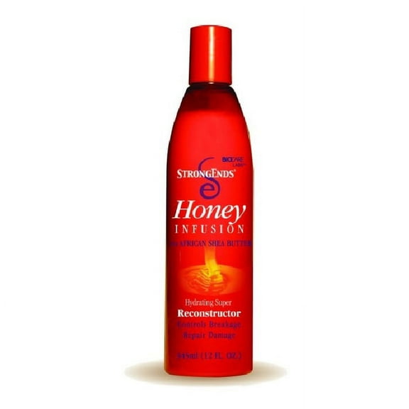 Biocare Strongends Honey Infusion Hydrating Super Reconstructor Intense Damage Hair Eraser - 12 oz