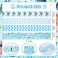 thumbnail image 5 of 4 Rolls Under the Sea Themed Ribbons 20 Yards Turtle Craft Ribbons for Wreath Hair Bow Wrapping Gifts Packing Blue Grosgrain Ribbons Birthday Wedding Gender Reveal Party Accessory Decorations, 5 of 6