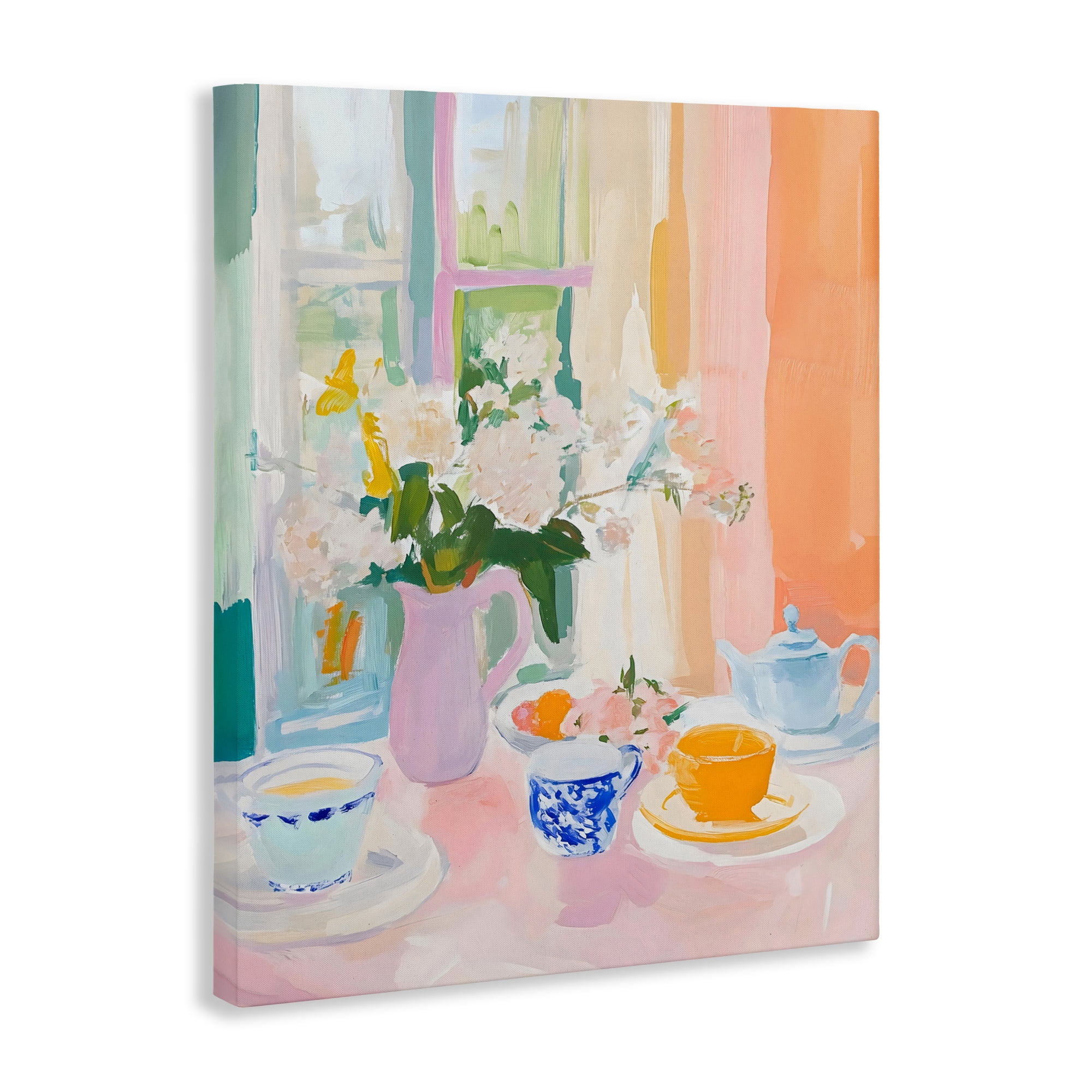 Stupell Industries Breakfast Still Life Abstraction Canvas Wall Art, design by The Prints Vibe