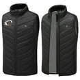 thumbnail image 7 of Sevevn Heated Jacket Vest 9 Zones Electric USB Winter Thermal Gilet with 3 Adjustable Temperature for Riding Hiking, 7 of 7