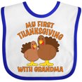 thumbnail image 3 of Inktastic My First Thanksgiving with Grandma Boys or Girls Baby Bib, 3 of 4