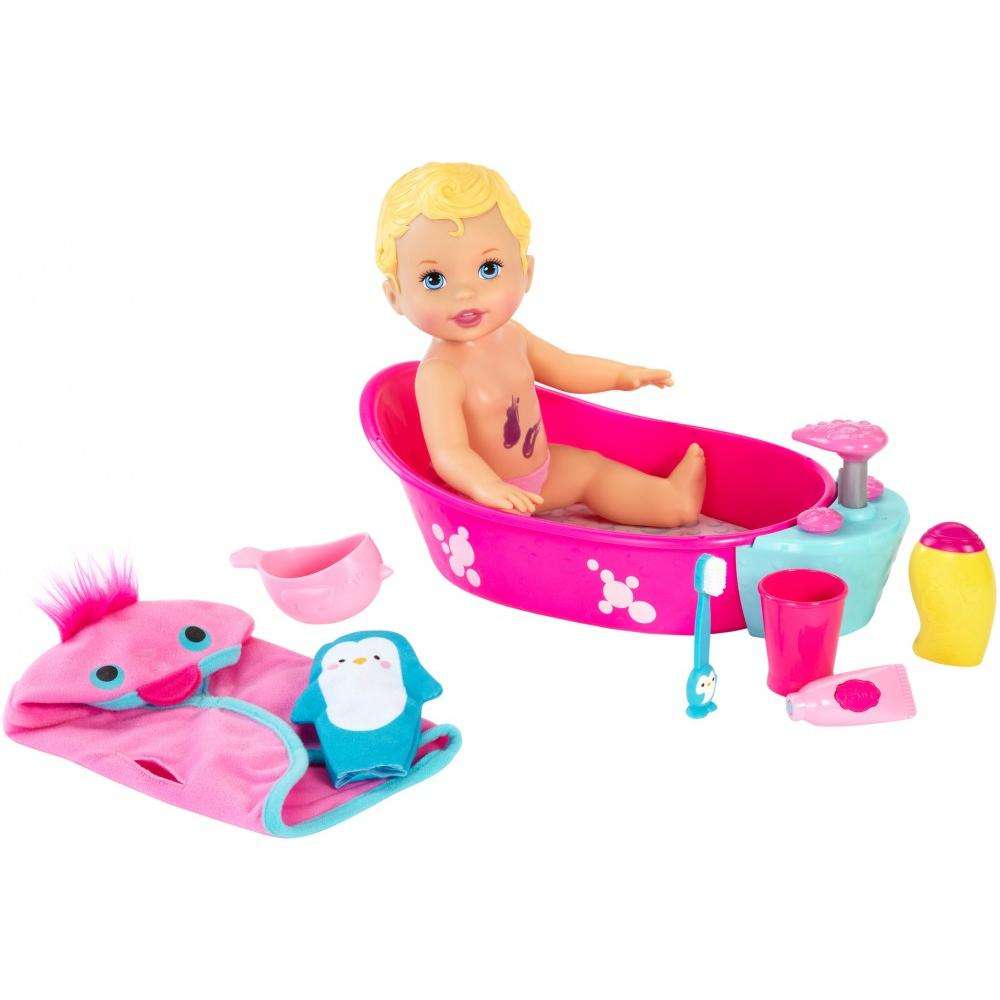 Little Mommy Bubbly Bathtime Deluxe Baby Doll Playset - image 3 of 8
