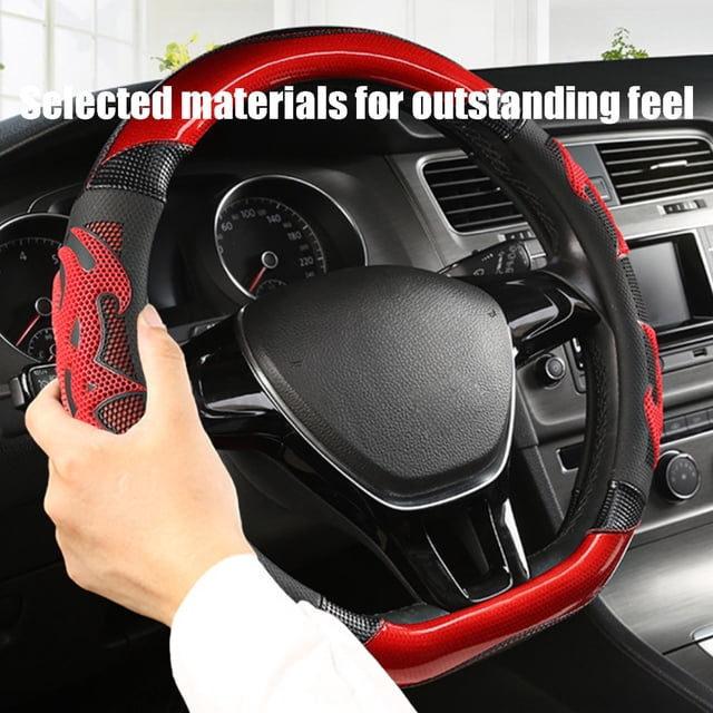 Car Steering Wheel Cover Silica Gel Honeycomb Cool Steering Wheel Cover Round