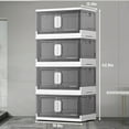 Karramlili XLarge Stackable Storage Bins with Lids45Gal Big Container
