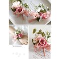 thumbnail image 4 of Minnieouse Precio asequible Flores artificiales - Ramillete de boda nupcial de ramillete de boda Suministros de boda blanco Type3 NO3, 4 of 6