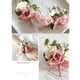thumbnail image 4 of Guardurnaity Flor artificial de larga duración para bodas - Brazalete de ramillete de boda de bajo mantenimiento blanco Type3 NO3, 4 of 6