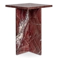 thumbnail image 3 of Moe's Home Collection Table d'Appoint Blair Rosso Levanto en Marbre Pierre, 3 of 6