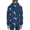 thumbnail image 6 of Pofeuu Space Dinosaur Print Teenage Zipper Hoodie Sweatshirts Hooded Casual Jackets With Pocket For Boys Girls-Small, 6 of 6