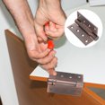 thumbnail image 3 of Shisuyan Aluminum Hinge Dark Brown 2Pcs 3.9In X 3In, 3 of 8