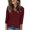 A1-Wine, variant on Womens Tunic Sweater Women's Stacking Sweater V Neck Sweaters Sweatshirt for Women Fall Sweater Long Sleeve Shirts Oversized Sweaters Winter Clothing for Women Office Sweaters Gray S