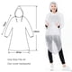 thumbnail image 5 of Ponchos de lluvia desechables de emergencia, abrigos impermeables con capucha, portátiles, para hombres y mujeres, 5 of 8