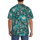 thumbnail image 3 of Fotbe Lephants in the Jungle Camisa Estampada de Manga Corta para Hombre, Casual de Verano, Estilo Playero, Sin Arrugas-Large, 3 of 5