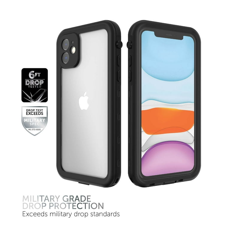 Body Glove Tidal Waterproof Phone Case for iPhone 11 - Black/Clear