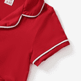 thumbnail image 6 of PatPat Kids Pajamas Toddler Boy Girl 2pcs Short Sleeve Clothes Flame Resistant Sleepwear Set with Pocket, 6 of 9