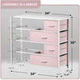 thumbnail image 6 of 8 Drawers Chest Dresser - Pink, 6 of 7