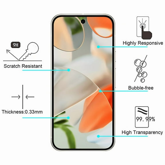 amFilm Pixel 3 Screen Protector Glass, Full Cover Tempered Glass Screen ...