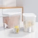thumbnail image 4 of Dispensador de agua fría de 4 litros con grifo | Hervidor de bebidas de plástico para refrigerador | Jarra de gran capacidad para uso en casa y oficina, 4 of 9