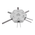 thumbnail image 1 of Unique Bargains Outil de Terminal de Fil 56500 en Acier Inoxydable pour Retrait de Terminal de Console Centrale Ton Argent 1pcs, 1 of 6