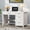 CreamWhite, variant on Conate 47" Executive Desk with File Cabinet and Drawers, Home Office Desk with Charging Station and Large Drawer, Workstation Table for Study