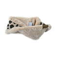 thumbnail image 2 of C.C Soft Stretch Winter Warm Cable Knit Fuzzy Lined Ear Warmer Headband, Leopard Camel, 2 of 2