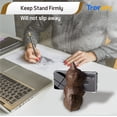 thumbnail image 5 of Trovety Cast Iron Cat Cell Phone Holder for Desk, Decorative Smartphone Stand,, 5 of 7
