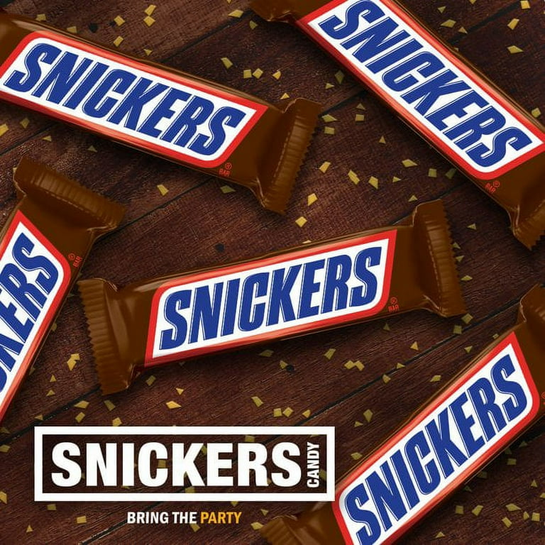 Snickers Full Size Chocolate Candy Bar - 4 Pack, 1.86 oz Each