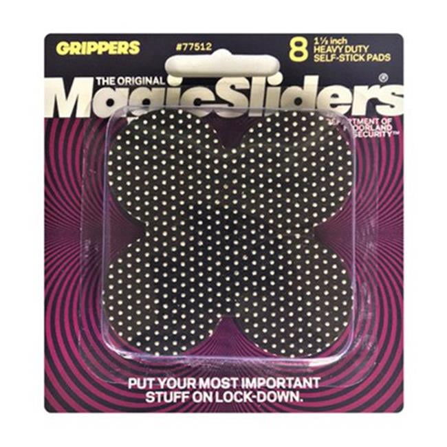 Magic Sliders 1.50 in. Magic Gripper Sliders Pack of 8