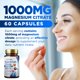 thumbnail image 3 of Suplemento Built by Nature Citrato de Magnesio 1000 mg 60 cápsulas, 3 of 8