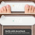 thumbnail image 5 of Greater Goods Digital AccuCheck Bathroom Scale, AAA Battery, 400 lbs (Clear), 5 of 5