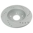 thumbnail image 3 of TRQ Rear Ceramic Pads PerFits Selectmance Drilled Slotted Zinc Coated Rotors & Calipers, 3 of 4