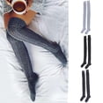 thumbnail image 1 of 3 Pares De Mujeres De s Mujeres Warm Muslo Alto Sobre Calcetines Medias rgas Baoblaze Medias de ganchillo de moda, 1 of 8