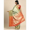 thumbnail image 4 of Ethnic Motifs Zari Brocade Banarasi Saree - 24533444, 4 of 8