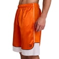 thumbnail image 5 of AND1 Men's and Big Men's All Court Colorblock Short, 11" inseam, up to Size 5XL, 5 of 6