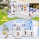 thumbnail image 3 of Bounce House GYMMALL, blanco, para niños de 3 a 8 años, con piscina de bolas con tobogán, 3 of 9