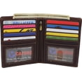 thumbnail image 3 of Cartera Marshal RFID bifold de cuero de cordero marrón, 3 of 8