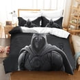 thumbnail image 1 of Moon Knight Duvet Cover with Pillowcases D Printed Bedding Set with Zipper Closure Duvet Cover Set, 1 of 5