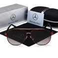thumbnail image 2 of Sunglasses, men's driving glasses, driving glassesChat Gold Frame Gray Piece, 2 of 4