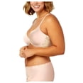 thumbnail image 6 of Women's Maidenform 7112 One Fab Fit Extra Coverage Lace T-Back Bra (Sandshell Pearl 38C), 6 of 13